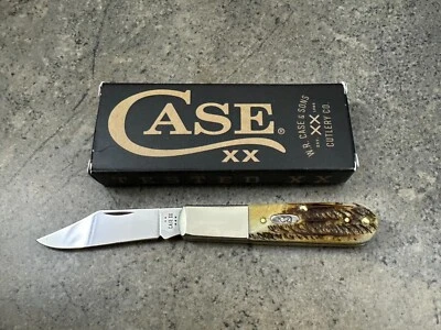 Case XX 6.5 BoneStag Barlow Pocket Knife 6220 SS 65339 6.51009 1/2 SS - Image 1 of 3