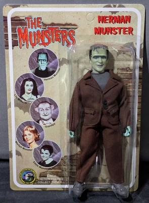 Классические ТВ-игрушки 2004 HERMAN MUNSTER 8 «Mego стиль фигурка The Munsters новый - Изображение 1 из 4