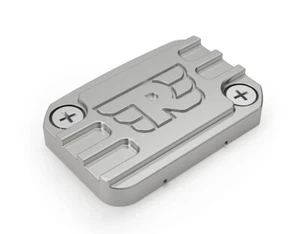 Nueva tapa de depósito frontal de aluminio genuino mecanizado Royal Enfield (plata) - Imagen 1 de 1