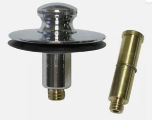 Watco 38516-CP Abflussstopfen, Durchm. 2", Messing, Chrom 6AVK7 - Bild 1 von 1