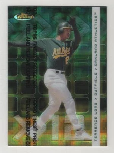 2002 Topps Finest X-fractors Protectors #29 Terrence Long Athletics BV$8 #30/99 - Picture 1 of 1