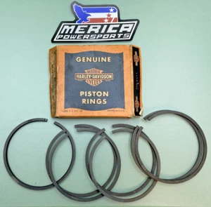 GENUINE HARLEY DAVIDSON 22356-48 Set of Piston Rings .005" - Picture 1 of 2