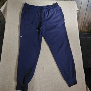 Grey's Anatomy Eden Jogger Women XLT Indigo Scrubs 5 Pocket Stretch #GRSP537T - Picture 1 of 13