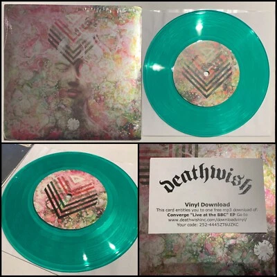 CONVERGE Live At The BBC 7" Green Vinyl-The Dillinger Escape Plan Botch Nails - Image 1 of 4