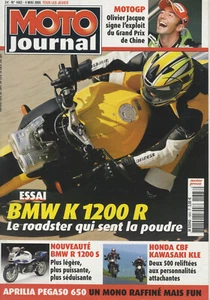 MOTO JOURNAL n°1663 04/05/2005 BMW K1200R BMW R1200 S HONDA CBF KAWASKI KLE - Picture 1 of 1