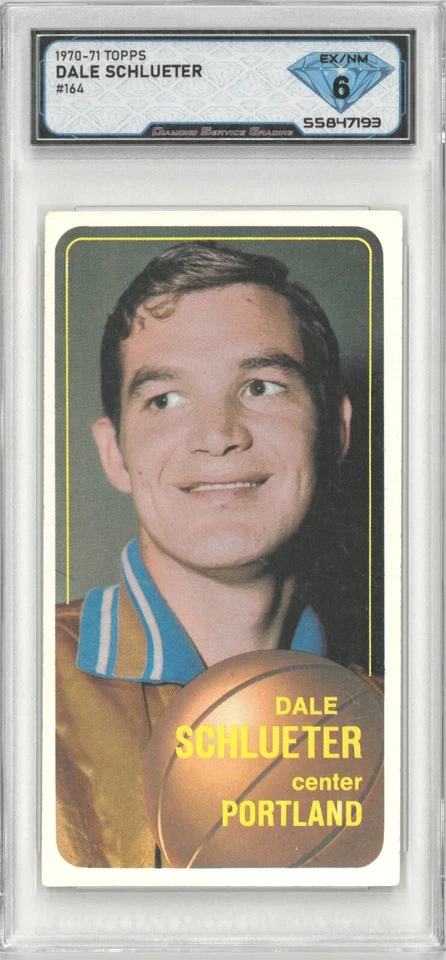 1970-71 Topps DALE SCHLUETER #164 💎 DSG 6 EX/NM - Image 1 of 2
