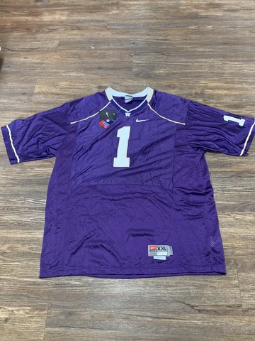 NEW Nike WASHINGTON HUSKIES Football Jersey Sz XXL Purple 100% Nylon Mesh Cover