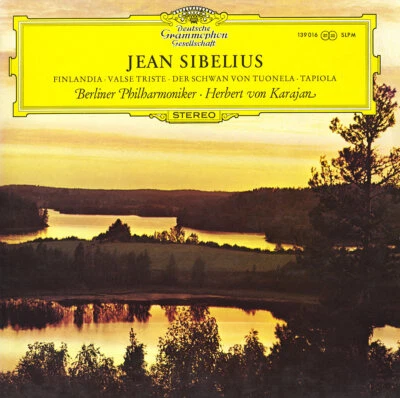 SIBELIUS Finlandia Valse Triste Tuonela Tapiola KARAJAN Berlin PO DGG 139016 NM - Image 1 of 3