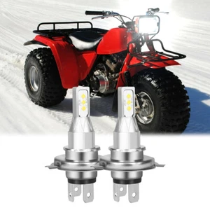 Kit de faros LED H4 6000K bombillas blancas para Honda Big Red 250 ATC250ES 1985-1987 - Imagen 1 de 12