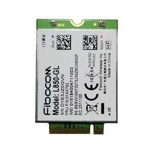 For Thinkpad T480 T490 T495 X395 T490s X390 WWAN L850-GL 4G LTE Card 01AX792 - Picture 1 of 2