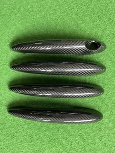 Mini R60 Countryman /JCW Carbon Fibre Door Handles (clip on) Set of 4 - Picture 1 of 1