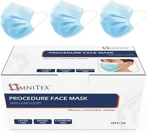 Omnitex 3ply Premium Type IIR Disposable Surgical Face Mask | EN14683:2019 | - Picture 1 of 4