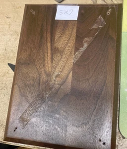 vintage Unfinished Wood plaque 5 " x 7" Plaque - - Picture 1 of 2