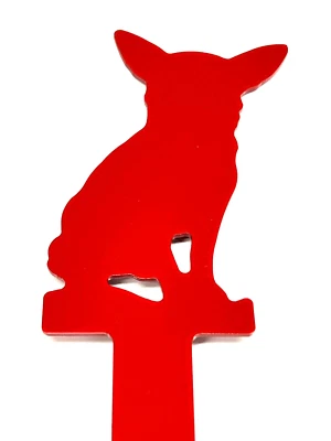 Chihuahua Metal Mailbox Flag CNC Metal Art Hardware Included Animal Dog - Image 1 of 4