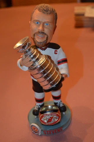 Scott Stevens New Jersey Devils 2003 Cup Champs Ring Bobblehead - #815/5000 Cover