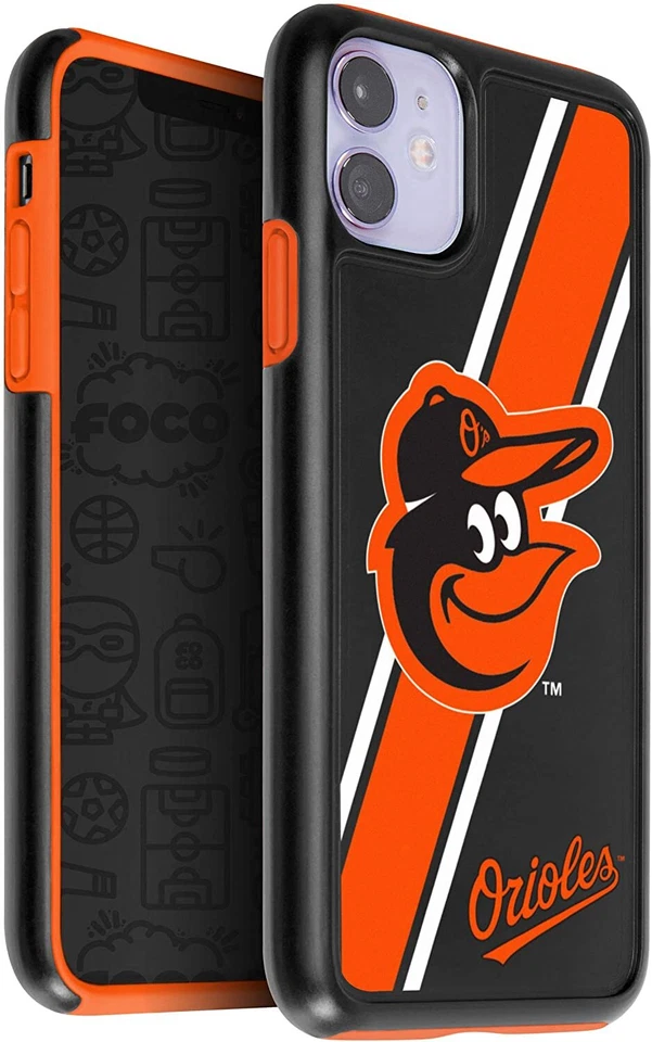 FOCO MLB Baltimore Orioles Dual Hybrid Case for iPhone 11 & XR (6.1") - Image 1 of 1