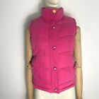 Joules Higham Hot Pink Quilted Gilet Body Warmer Women's Size Uk 10 Eu S