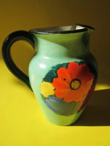 Original JOSEPH MRAZEK Czech Peasant Art Industry Pottery 4.5"  Jug/Creamer/Vase - Picture 1 of 6
