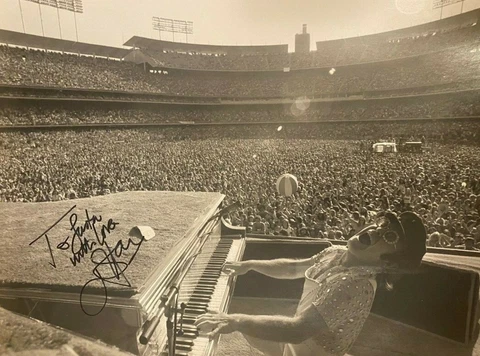 Elton John signed autographed 11x14 Photo Rocketman Cover