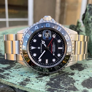 Steinhart Ocean 42 GMT Ceramic Black Bezel Automatik Uhr 42mm - Bild 1 von 21