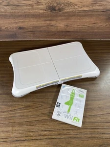 Offizielles weißes Nintendo Wii Fit Balance Board & Wii Fit Spiel Fitness Bundle - Bild 1 von 8