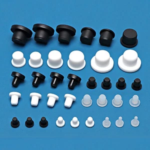Bore 2mm - 50mm Solid Silicone Rubber Hole Plugs Blanking End Caps Seal Stopper - Picture 1 of 11
