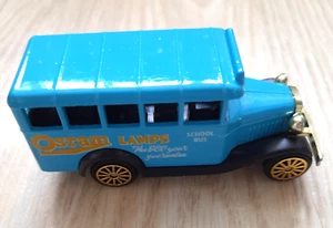 CORGI MODEL BLUE BEDFORD SCHOOL BUS OSRAM LAMPS COLLECTABLE - Picture 1 of 6