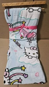 Hello Kitty - Manta - 60x70" (152x178cm) - Nubes y Globo - Nueva con Etiquetas - Imagen 1 de 4