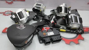 HOLDEN ASTRA 4 SEATBELTS WITH MODULE AND DRIVER'S AIRBAG , BK-BL, 09/16-12/20 - Picture 1 of 6