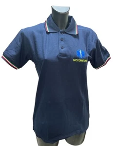Polo Unisex Manica Corta 3 Bottoni Ricamo Petto Schiena SOCCORRITORE - Imagen 1 de 4