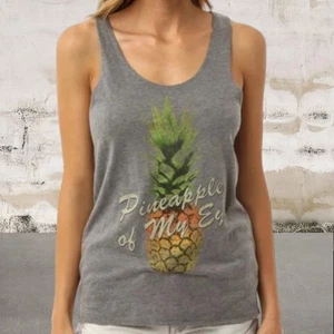 Camiseta sin mangas O'Neill Pineapple Of My Eye para mujer talla grande nueva con etiquetas - Imagen 1 de 2