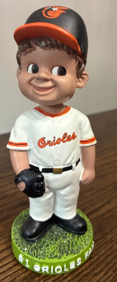 Baltimore Orioles Bobblehead - #1 Baseball Fan Girl  - MINT - Orioles MLB - Image 1 of 4