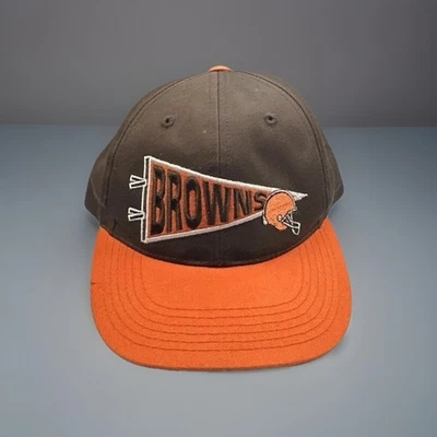 Boné Snapback NFL Vintage Anos 90 Cleveland Browns YOUTH - Imagem 1 de 4