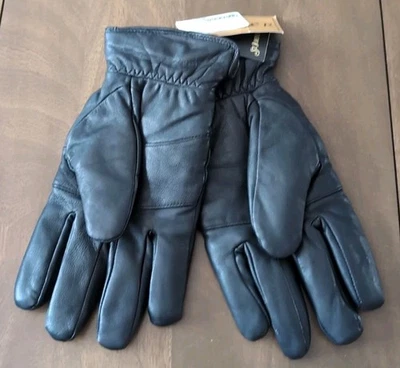 Мужские St. John's Bay черный кожаные перчатки термолит, черный, XL новый - Изображение 1 из 4