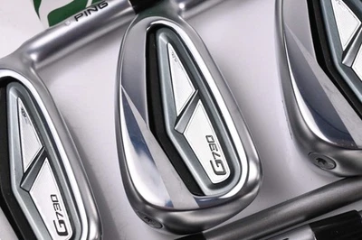 Ping G730 Irons / 7-PW+UW+50°+56° / Silver Dot / Senior Flex Ping Alta Quick 45 - Image 1 of 4