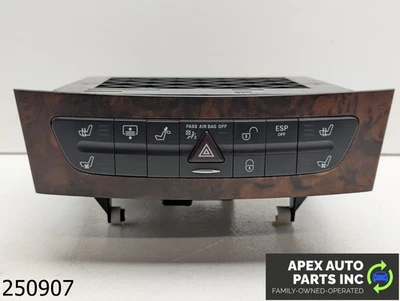 OEM 2006-2008 Mercedes CLS 500 5.0L Hazard Switch Control Panel Trim CD Changer - Image 1 of 4