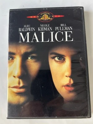 Malice DVD Alec Baldwin Nicole Kidman Bill Pullman Widescreen Foto 1 de 4