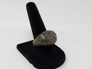 925 Sterling Silber Vintage Kiesel gewölbt Ring Größe 8 - Bild 1 von 6