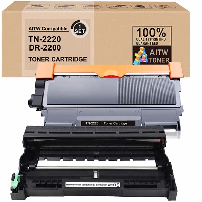 Toner TN-2220 Trommel DR-2200 XXL für Brother HL2240 HL2250DN MFC7360N MFC7460DN - Bild 1 von 4