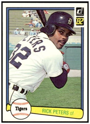 1982 Donruss #155 Rick Peters ex-nm - Image 1 of 2