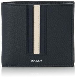[Bally] Wallet RIBBON RBN_BIFOLD COIN 6304556 MLW03F VT434 U507P MIDNIGHT21