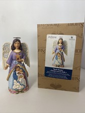 Jim Shore Heartwood Creek Angel Holy Family Figurine Starlit Serenity Enesco