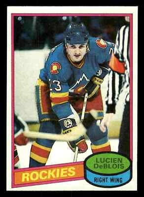 1980-81 Topps Lucien DeBlois #146 - Colorado Rockies - Image 1 of 2