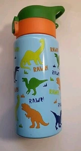 Dinosaurs Water Bottle With Straw Kids Boy Dino Drink Bottle 14.5 fl oz - Picture 1 of 7