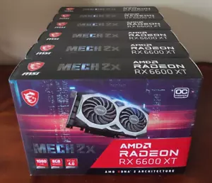 MSI MECH 2X V1 Radeon RX 6600 XT OC Edition Graphics Card - Picture 1 of 11