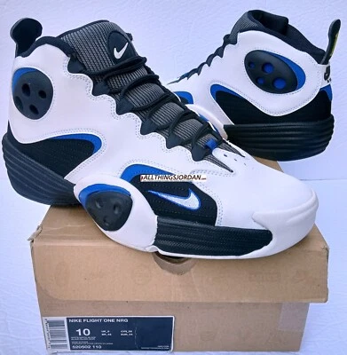 DS Nike Air Flight One NRG Orlando (White/White-Black) 520502 110 Penny Hardaway - Image 1 of 4