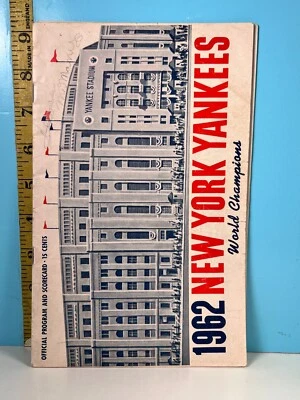 🔥 5 May 1962 New York Yankees v Senators Scored Mantle HR #377 & Berra HR's!!🔥 - Image 1 of 4