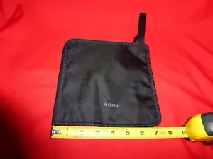 Genuine Sony  Soft Nylon Fabric Carrying Bag/Pouch for WI-1000XM2 Headphone - Bk - Picture 1 of 4