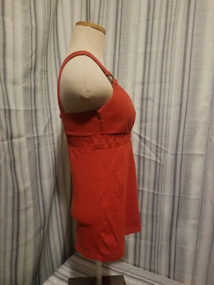 Camiseta sin mangas autoestima Y2K vintage cami naranja - mujer talla mediana Foto 1 de 4