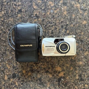 Olympus Stylus Epic Zoom 80 Deluxe 35mm Film Camera Point & Shoot & Case Tested - Picture 1 of 8